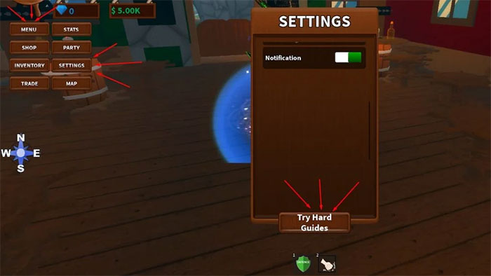 Cách nhập code One Piece Simulator