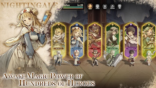 Đánh thức sức mạnh của hàng trăm anh hùng trong game Magic Chronicle: Isekai RPG