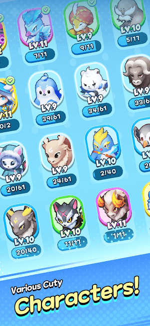 Vô số nhân vật khác nhau giúp bạn chống lại rác