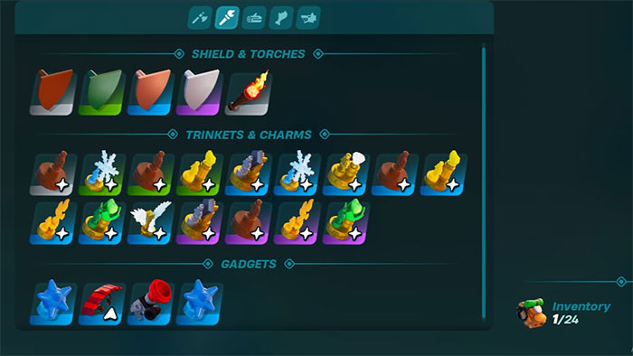 LEGO Fortnite có rất nhiều loại Charm, Trinket và Totem