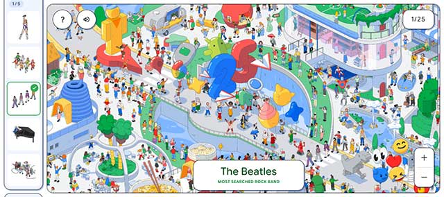 Game có lối chơi Tìm đối tượng ẩn, diễn ra trong một sân chơi ảo khổng lồ