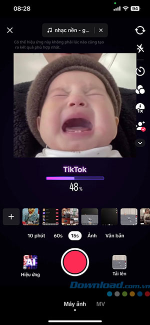 cach mo rong anh AI tren TikTok 6*449147