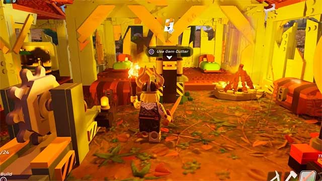 Xây dựng một ngôi làng và giao cho một dân làng phụ trách Gem Cutter