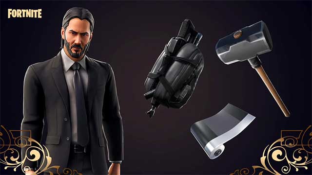 Bộ skin mới này sẽ bao gồm skin John Wick mang tính biểu tượng với phong cách mới