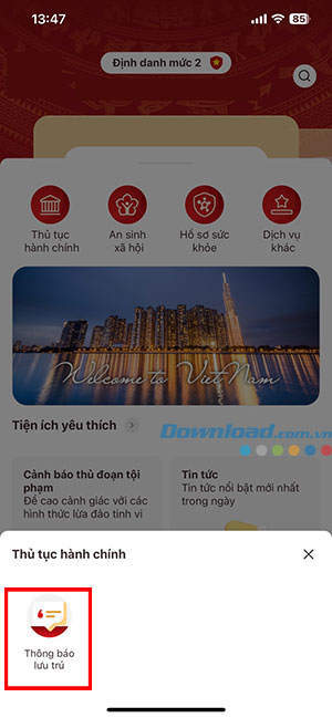 cach dang ky tam tru tren VNeID 2*449995