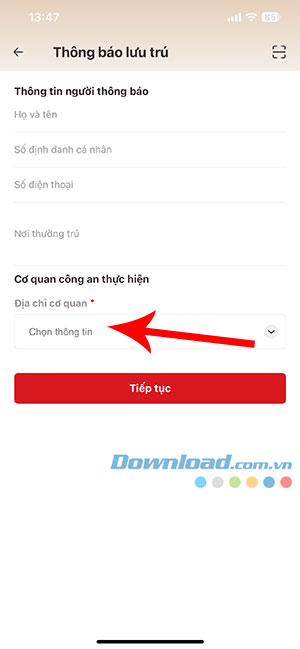 cach dang ky tam tru tren VNeID 4*449994