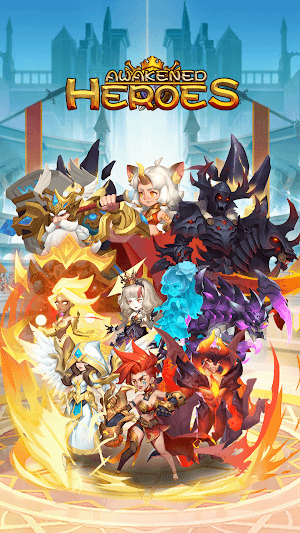 Heroes of Awakened Magic cho bạn thu thập và chiến đấu với các anh hùng mạnh mẽ