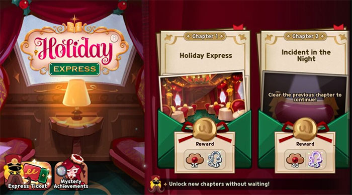 Sự kiện Holiday Express trong Cookie Run: Kingdom