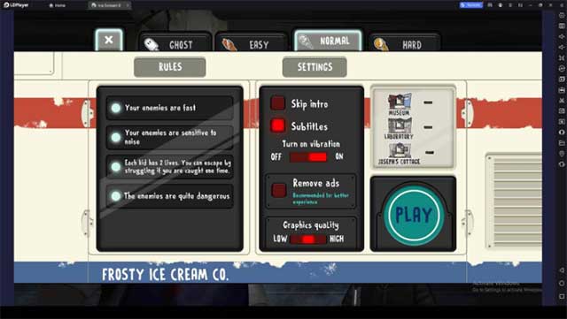 Chọn mức độ khó mà bạn cảm thấy thoải mái