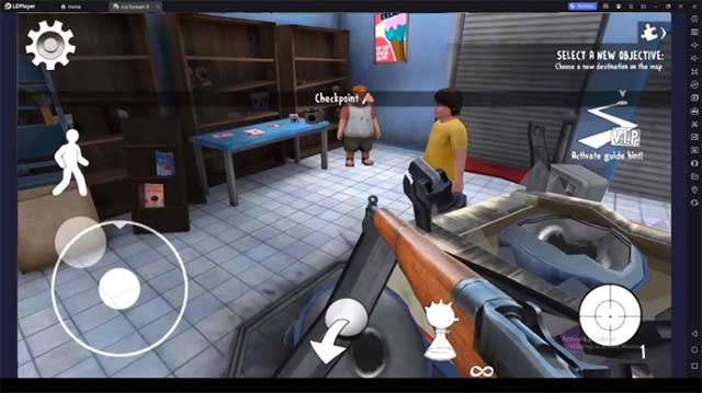 Tương tác với các đồ vật xung quanh