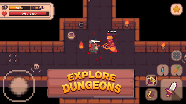 Khám phá và chinh phục các ngục tối trong game Megis Adventure