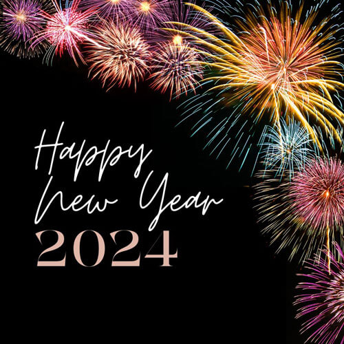 Tải thiệp Happy New Year 2024 ấn tướng