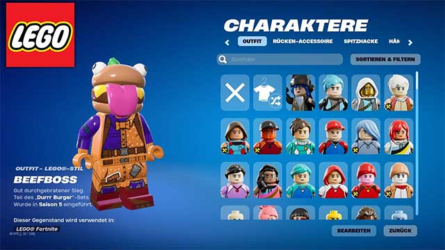 Beef Boss là một nhân vật NPC nổi tiếng trong LEGO Fortnite