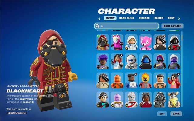 Blackheart có ngoại hình khá ấn tượng