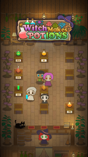 Witch Makes Potions cho bạn quản lý cửa hàng đồ phép thuật cùng phù thủy nhỏ