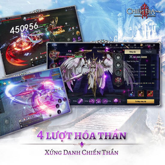 Hóa thân thành 1 trong 5 lớp nhân vật Xạ Thủ, Đấu Sĩ, Ma Thần, Đao Khách, Pháp Sư