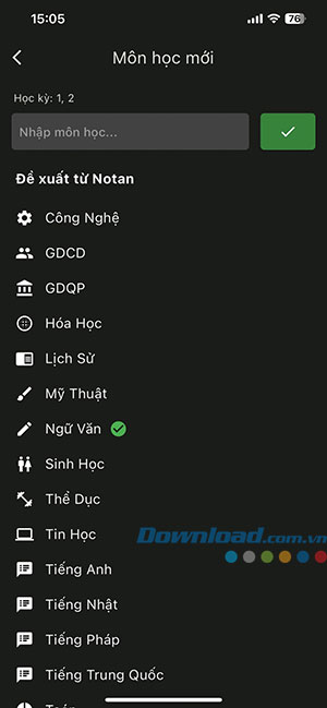 ung dung tinh diem trung binh mon 0*451503