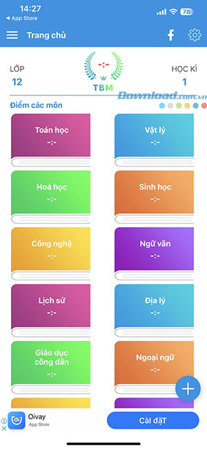 ung dung tinh diem trung binh mon 3*451488