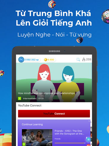 Ứng dụn học Tiếng Anh