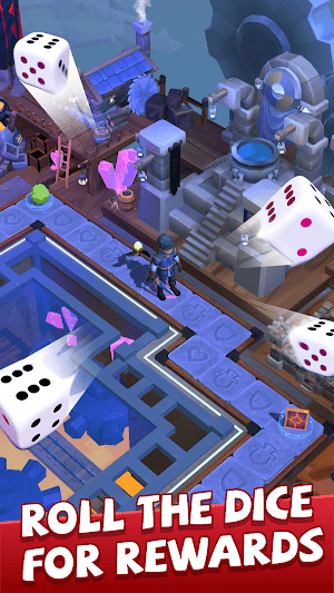 Tung xúc xắc để nhận phần thưởng trong game Dice Hero