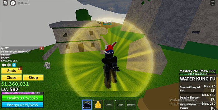 Haki Full Body trong Blox Fruits mang đến sức mạnh tối cao cho nhân vật