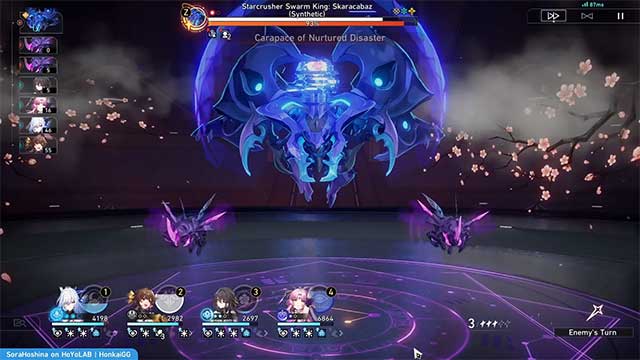 Đánh bại trùm Starcrusher Swarm King để đạt được thành tích In Utter Darkness