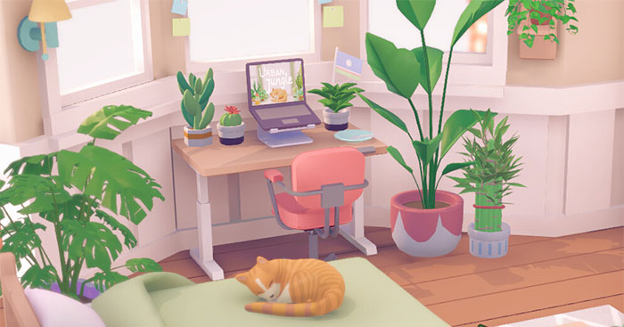 Urban JungleDemoGame trồng cây thư giãn trong căn hộ ảo