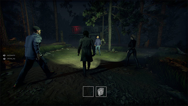 Chọn phe 5 người sống sót hoặc nhóm 2 thợ săn để bắt đầu cuộc chiến trong Night of the Slayers game