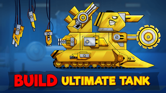 Xây dựng, chế tạo chiếc xe tăng độc đáo của bạn trong game Tanks Arena io: Craft & Combat