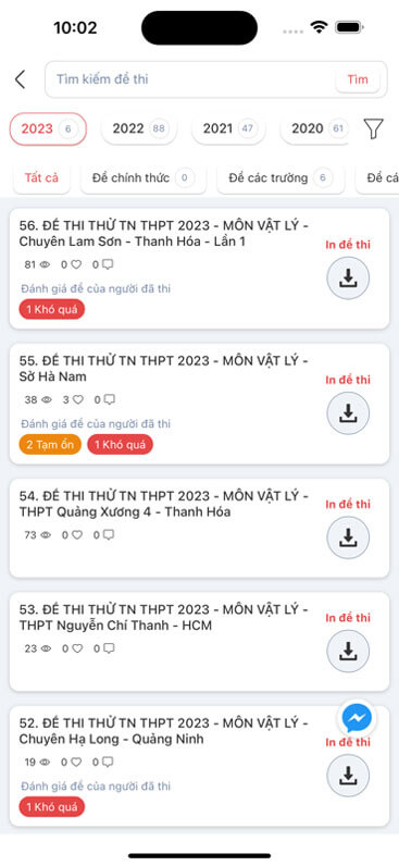 Đề thi được sưu tầm, chọn lọc