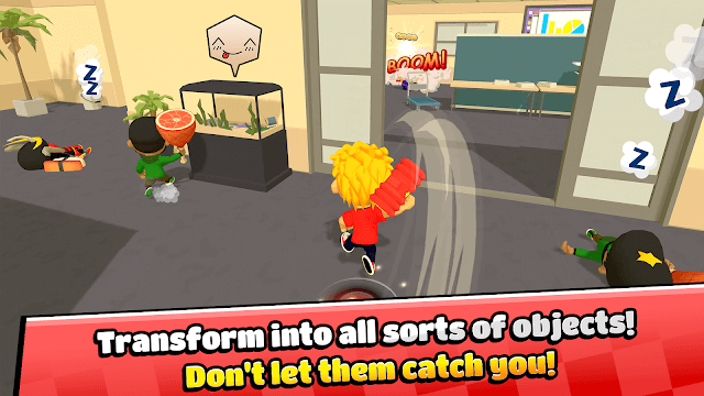 Biến thân thành đồ vật và đừng để những kẻ đi tìm tìm thấy bạn trong game Hide N Seek Adventure