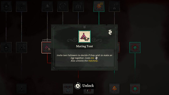 Mating Tent trong Cult of the Lamb