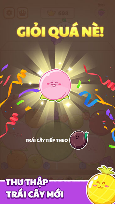 Thu thập nhiều trái cây mới