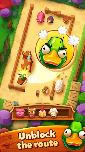 Mở khóa tuyến đường để giải phóng động vật trong Farm Jam