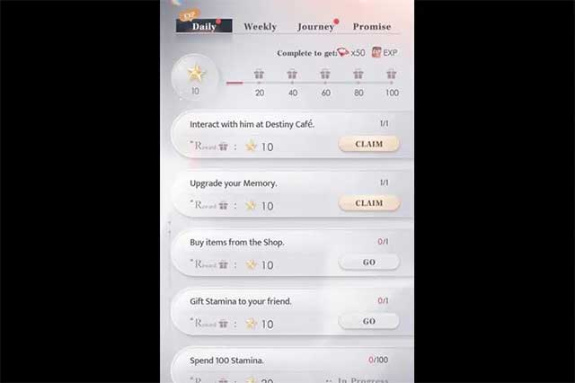 Hoàn thành nhiệm vụ là cách để kiếm được phần thưởng và tài nguyên