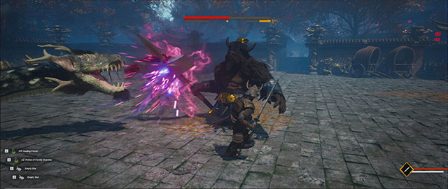 Hệ thống chiến đấu trong Wyrm Bound chịu ảnh hưởng sâu sắc của dòng game Sous-like