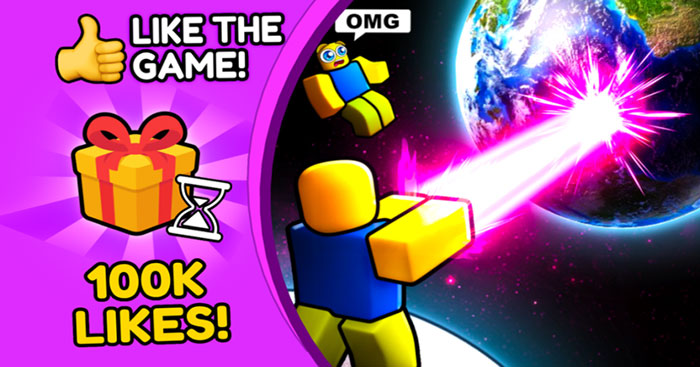 Game click chuột trên Roblox - Shoot Beam Simulator