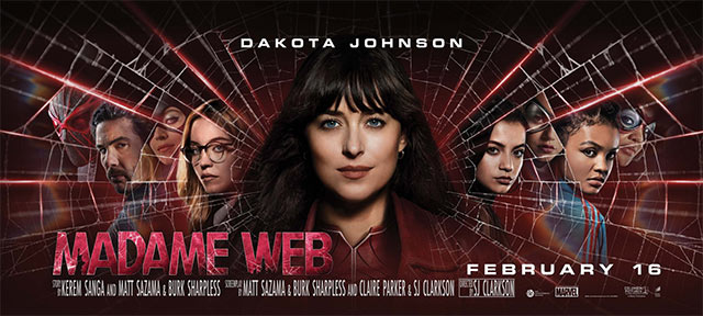 Poster Madame Web - phim siêu anh hùng người nhện mới 