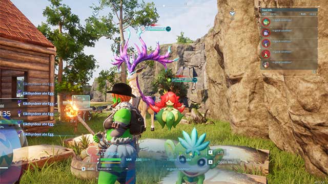 Việc thoát khỏi trò chơi khi đang đột kích có thể khiến các Pal của bạn bị mắc kẹt