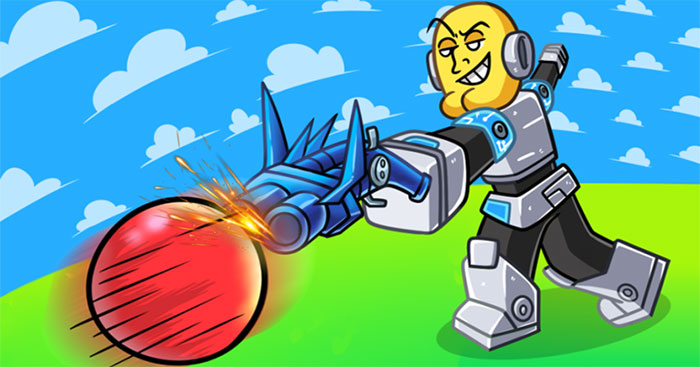 Gun Ball là game bắn súng tránh bóng trên Roblox, với cơ chế giống Blade Ball