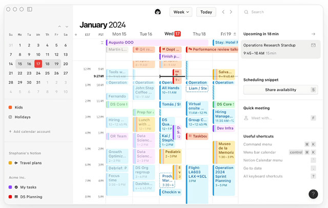 Quản lý lịch công tác hiệu quả trên Notion Calendar - tính năng mới được giới thiệu trong năm 2024