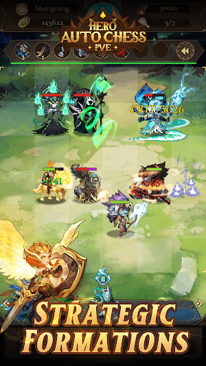 Thành lập đội chiến đấu chiến lược của bạn trong game Hero Auto Chess PVE 
