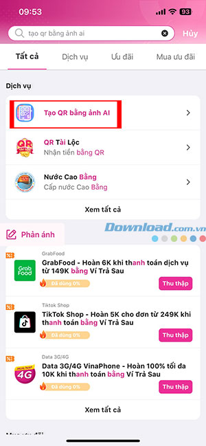tao QR bang anh AI tren Momo 4*457475