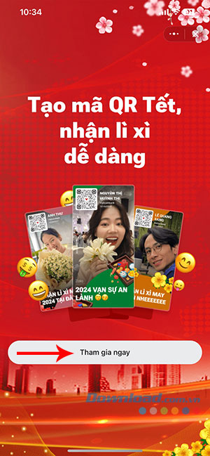 tao ma QR Tet tren Zalo 3*457651