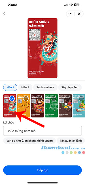 tao ma QR Tet tren Zalo 5*457648