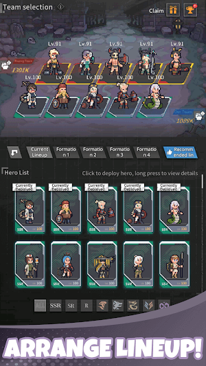 Sắp xếp đội hình