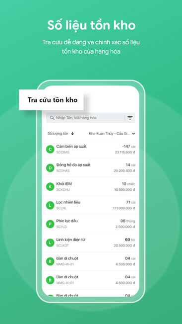 Tra cứu tồn kho
