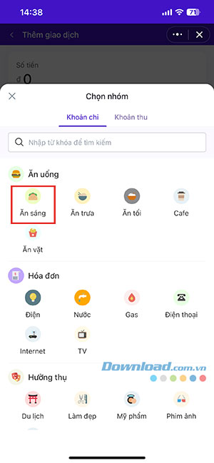 cach dung so chi tieu tren Zalo 10*458252