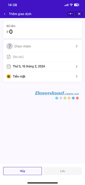 cach dung so chi tieu tren Zalo 9*458246