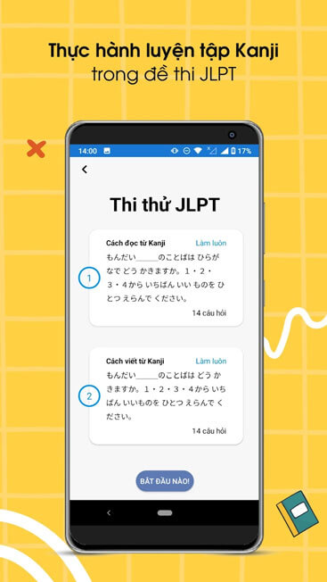 Thực hành luyện tập Kanji